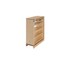 Rev-A-Shelf Maple Veneer, Light Brown, 9 in W, 30 in H, 23 in D, 23 in L, Light Brown 432-BFSC-9C - alternate 1